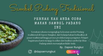 Sambel Padang Dapoer Rungkut: Mengungkap Kelezatan Sambel Ijo Khas Padang
