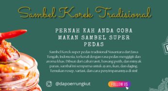 Dapoer Rungkut: Sambal Korek Pedas Menggugah Selera!