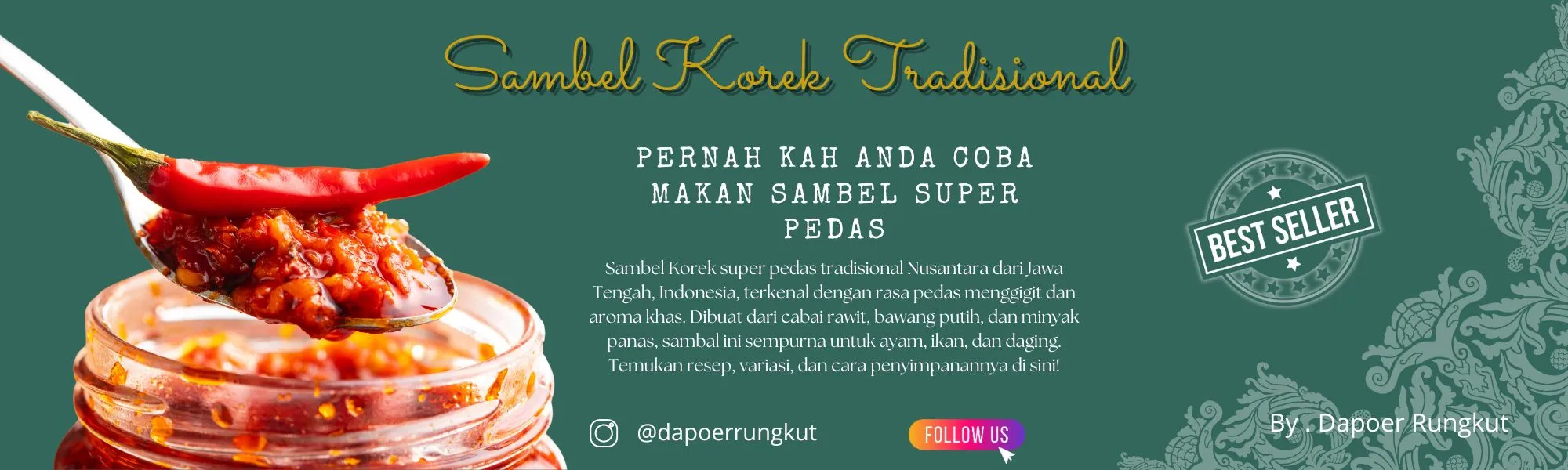 Dapoer Rungkut: Sambal Korek Pedas Menggugah Selera!